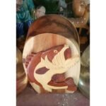 Big Catch Bass Fishing Hand-Carved Puzzle Box - Stash Box Dan