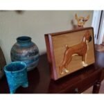 Boxer Hand-Carved Pet Portrait - Stash Box Dan