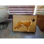 Boxer Hand-Carved Pet Portrait - Stash Box Dan