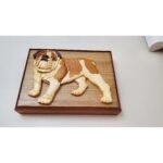 Bulldog Hand-Carved Pet Portrait - Stash Box Dan