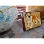 Bulldog Hand-Carved Pet Portrait - Stash Box Dan