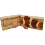 Clownfish Hand-Carved Puzzle Box - Stash Box Dan