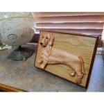 Dachshund Wiener Dog Hand-Carved Pet Portrait - Stash Box Dan