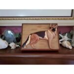 German Shepherd Hand-Carved Pet Portrait - Stash Box Dan