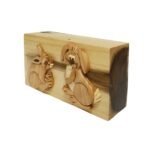 Hop Around Hand-carved Puzzle Box