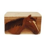 Horse Head Hand-Carved Puzzle Box - Stash Box Dan