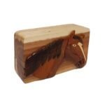 Horse Head Hand-Carved Puzzle Box - Stash Box Dan