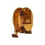 Lighthouse Hand-Carved Puzzle Box - Stash Box Dan