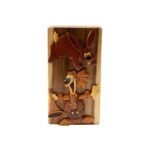 Magician and Rabbit Hand-Carved Puzzle Box - Stash Box Dan