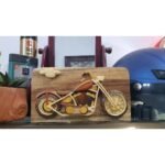 Motorcycle Bike Hand-Carved Puzzle Box