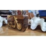 Motorcycle Bike Hand-Carved Puzzle Box