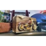 Motorcycle Bike Hand-Carved Puzzle Box