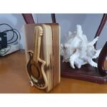 Music Guitar Pick Holder Hand-Carved Puzzle Box