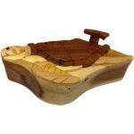 Sea Turtle Hand-Carved Puzzle Box - Stash Box Dan