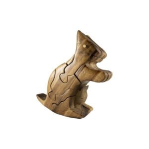 Wooden Kangaroo & Baby Puzzle - Stash Box Dan