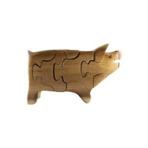 Wooden Pig Puzzle - Stash Box Dan